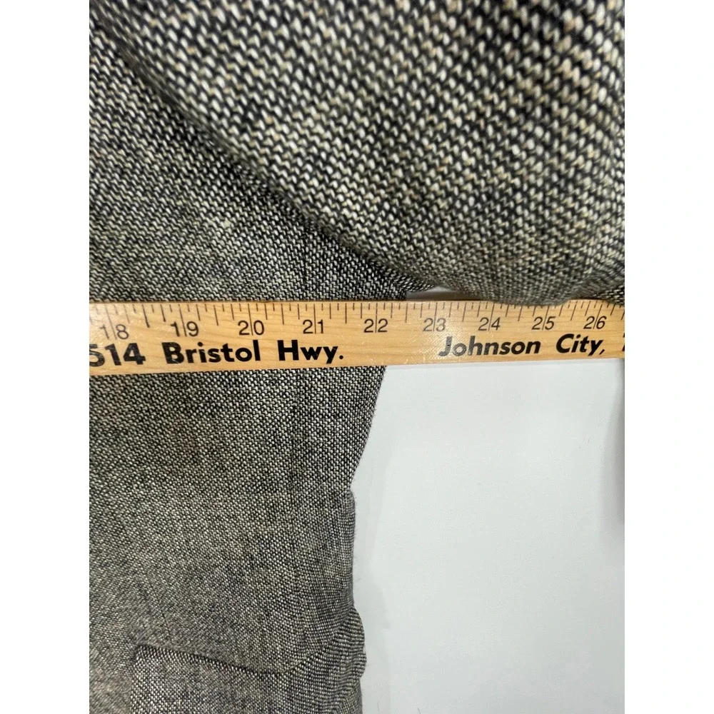 Vintage College Roe Mens Blazer 42L Sport Coat Gray Tweed Wool Blend USA Made